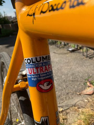 Used Daccordi Custom Shimano Dura Ace 2000 Road & Gravel, Orange — image 6 of 6