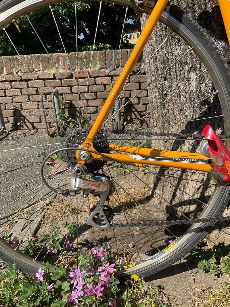 Used Daccordi Custom Shimano Dura Ace 2000 Road & Gravel, Orange — image 3 of 6