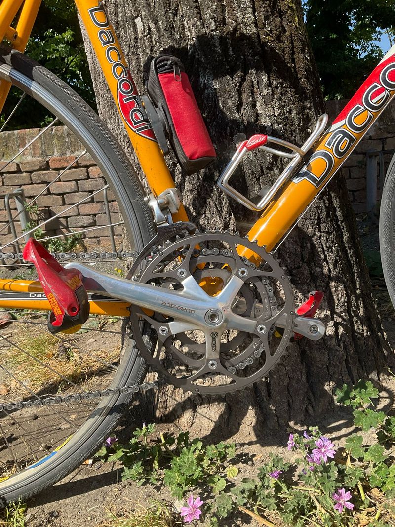 Used Daccordi Custom Shimano Dura Ace 2000 Road & Gravel, Orange — image 4 of 6