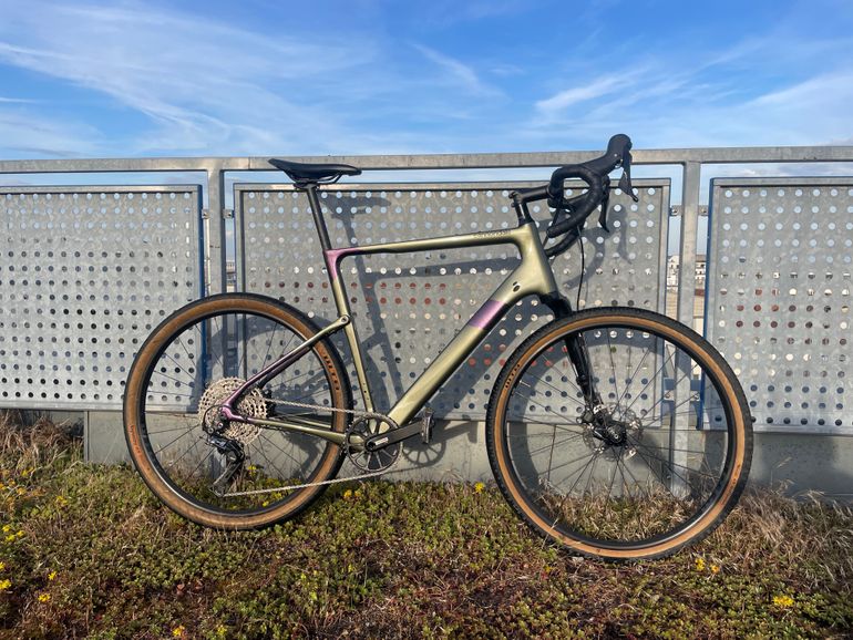 Used Cannondale Topstone Carbon Lefty 3 2021 2021 Road & Gravel, Grün — image 1 of 13