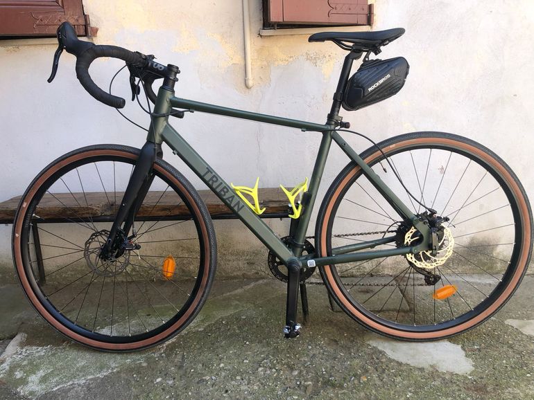 Used TRIBAN Gravel Bike GRVL 120 2024 2024 Road & Gravel, Green — image 2 of 9