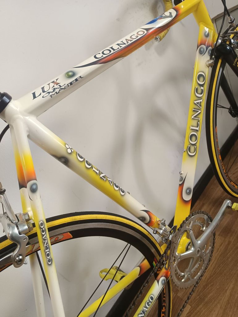 Used Colnago Oval Campagnolo Record 2000 Road & Gravel, White — image 12 of 12