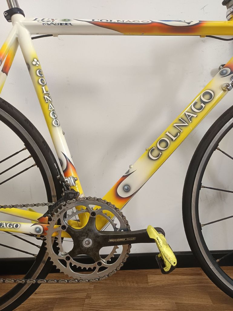 Used Colnago Oval Campagnolo Record 2000 Road & Gravel, White — image 8 of 28