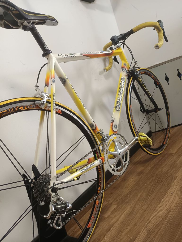 Used Colnago Oval Campagnolo Record 2000 Road & Gravel, White — image 7 of 12