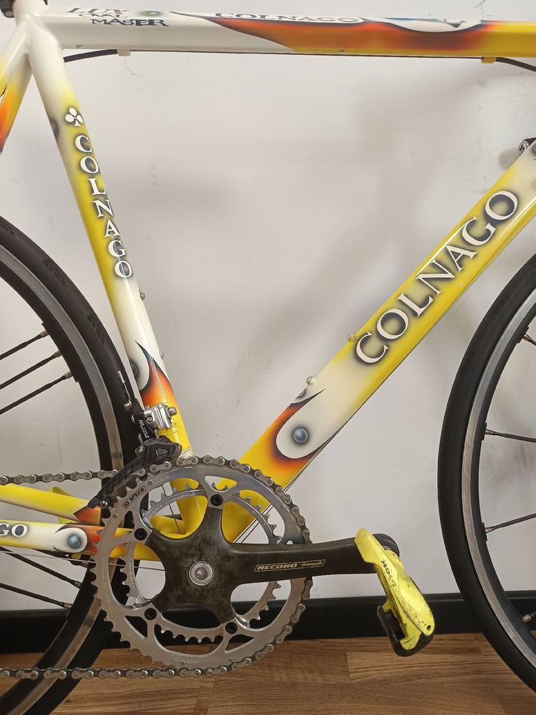Used Colnago Oval Campagnolo Record 2000 Road & Gravel, White — image 9 of 28