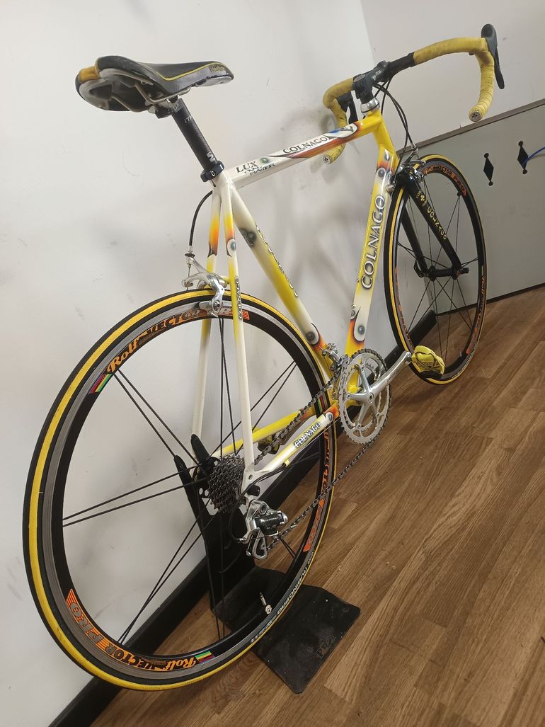 Used Colnago Oval Campagnolo Record 2000 Road & Gravel, White — image 8 of 12