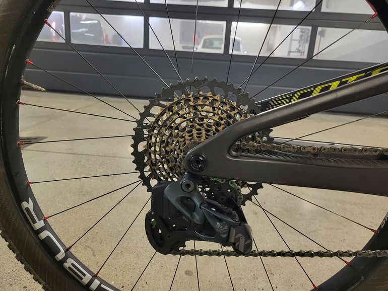 Used Scott Scott Spark RC World Cup Evo AXS XX Power Meter 2022 Mountainbike, Black — image 4 of 5