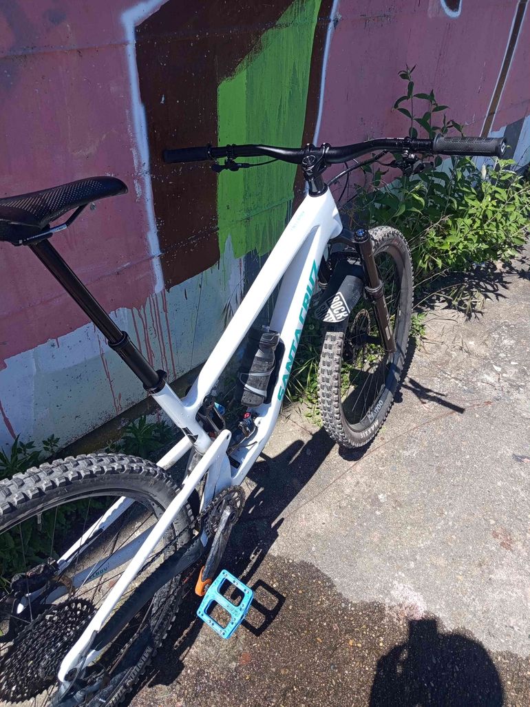 Used Santa Cruz Tallboy GX AXS / Carbon C 2024 Frameset 2024 Mountainbike, Blanco — image 4 of 9