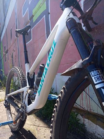 Used Santa Cruz Tallboy GX AXS / Carbon C 2024 Frameset 2024 Mountainbike, Blanco — image 2 of 9