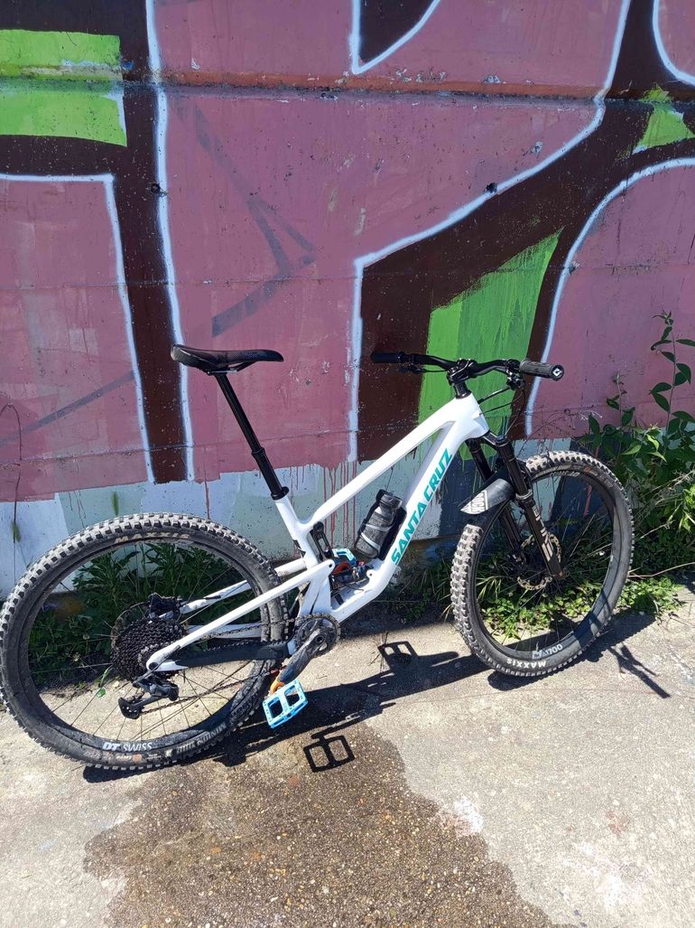 Used Santa Cruz Tallboy GX AXS / Carbon C 2024 Frameset 2024 Mountainbike, Blanco — image 1 of 9