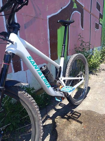 Used Santa Cruz Tallboy GX AXS / Carbon C 2024 Frameset 2024 Mountainbike, Blanco — image 6 of 9