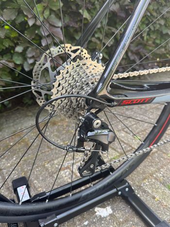 Used Scott Addict 20 2018 2018 Road & Gravel, Light Gray — image 4 of 6