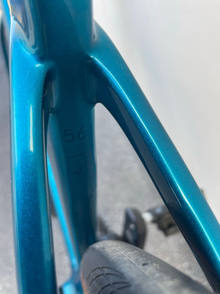 Used CUBE LITENING AIR C:68X SLX 2023 2023 Road & Gravel, Blue — image 16 of 21