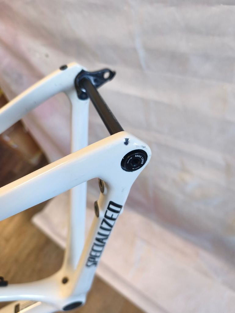 Used Specialized S-Works Tarmac SL7 Frameset 2023 Frameset 2023 Road & Gravel, White — image 10 of 10