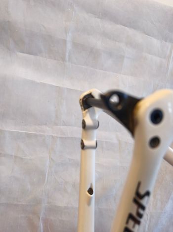 Used Specialized S-Works Tarmac SL7 Frameset 2023 Frameset 2023 Road & Gravel, White — image 9 of 10