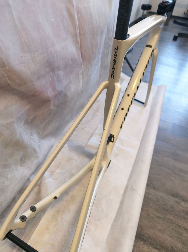 Used Specialized S-Works Tarmac SL7 Frameset 2023 Frameset 2023 Road & Gravel, White — image 8 of 10