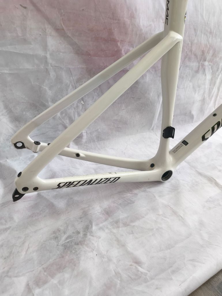 Used Specialized S-Works Tarmac SL7 Frameset 2023 Frameset 2023 Road & Gravel, White — image 4 of 10