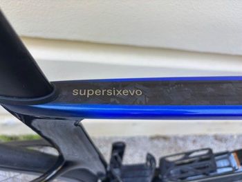 Used Cannondale SuperSix EVO Hi-MOD 2 2023 2023 Road & Gravel, Blue — image 12 of 15
