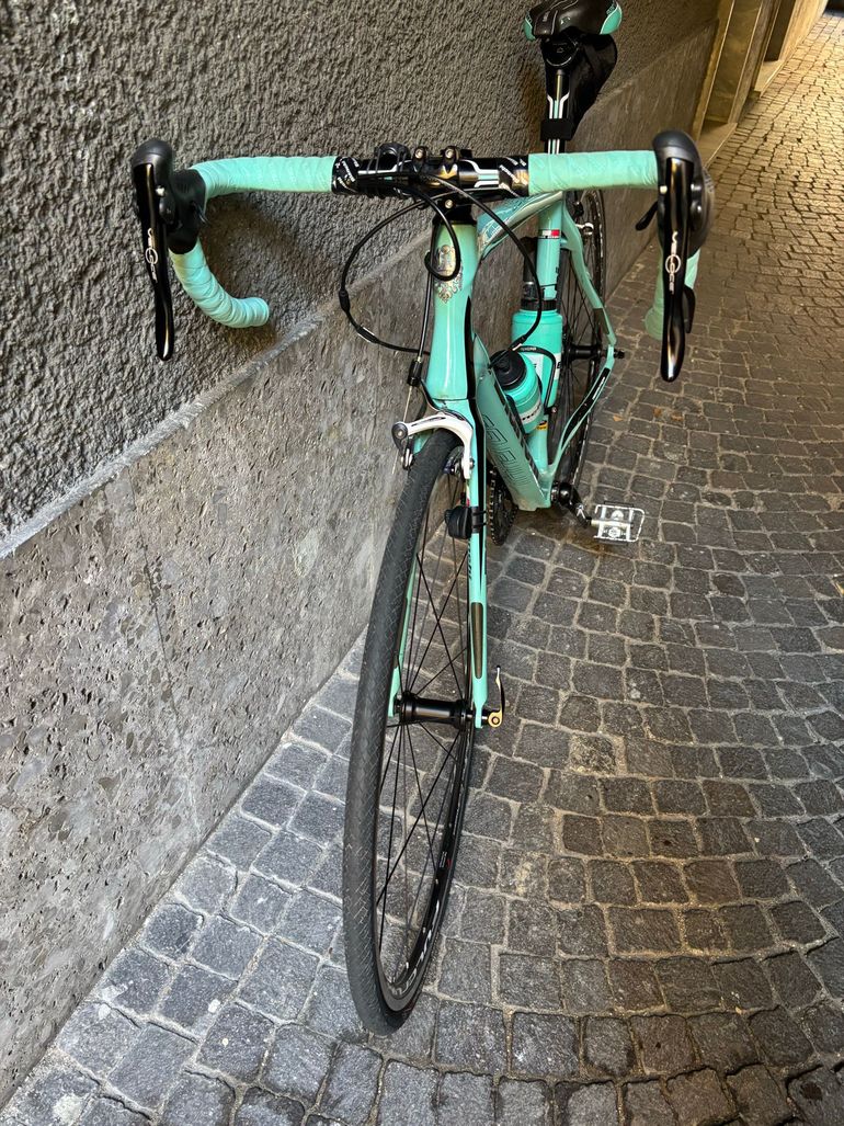 Used Bianchi Intenso Veloce Compact 2014 2014 Road & Gravel, Green — image 4 of 12