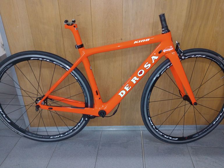 Used De Rosa King Carbon frameset 2021 Frameset 2021 Road & Gravel, Orange — image 1 of 4