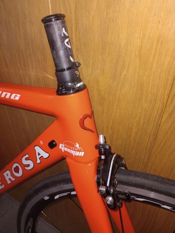Used De Rosa King Carbon frameset 2021 Frameset 2021 Road & Gravel, Orange — image 4 of 4