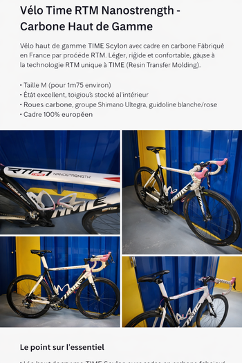 Used Time Time Custom Shimano Ultegra 2013 Road & Gravel, White — image 2 of 5