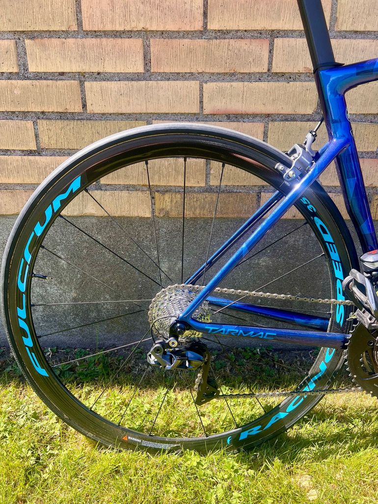 Used S Works S-Works Tarmac Di2 Fulcrum Racing Speed 35 2019 Road & Gravel, Blue — image 9 of 11