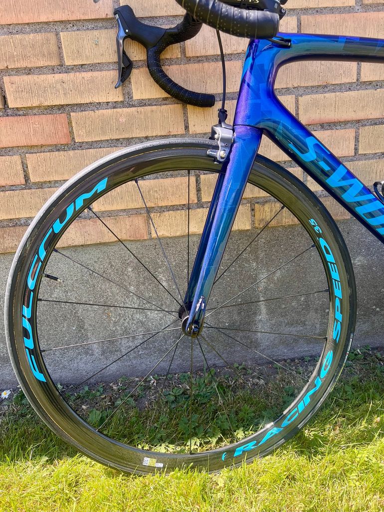 Used S Works S-Works Tarmac Di2 Fulcrum Racing Speed 35 2019 Road & Gravel, Blue — image 8 of 11