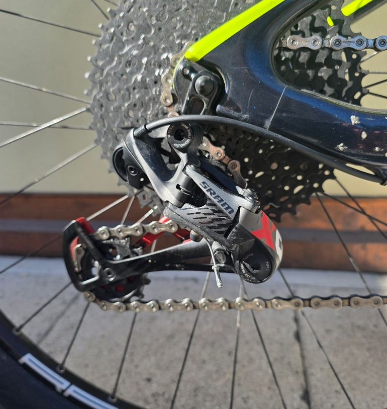 Used Cannondale Scalpel SRAM X01 Eagle 2017 Mountainbike, Blue — image 3 of 11