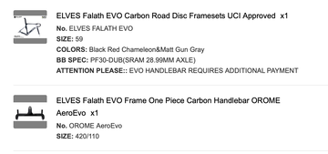 Używany Elves Falath EVO 2025 Road & Gravel — zdjęcie 14 z 14