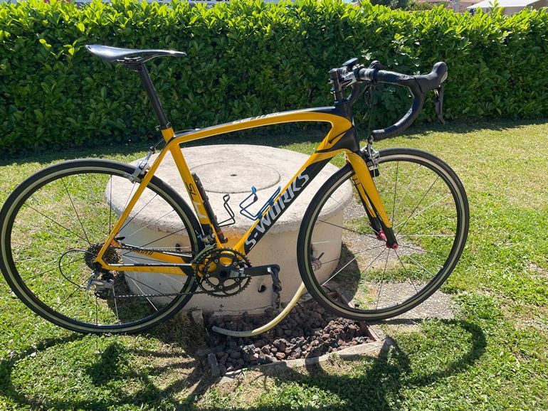 Used Specialized S-Works Tarmac SL4 FACT 11r 2018 Road & Gravel, Orange — image 1 of 6