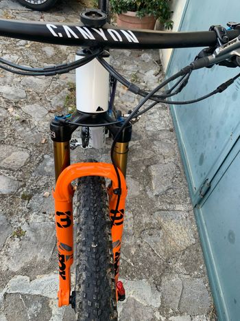 Used Canyon Lux World Cup CFR Team 2023 2023 Mountainbike, White, 29 — image 9 of 10