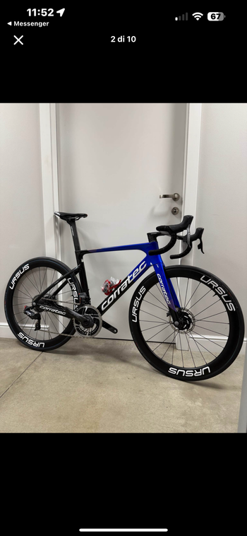 Used Corratec CCT EVO PRO AXS 2024 2024 Road & Gravel, Blue — image 5 of 8