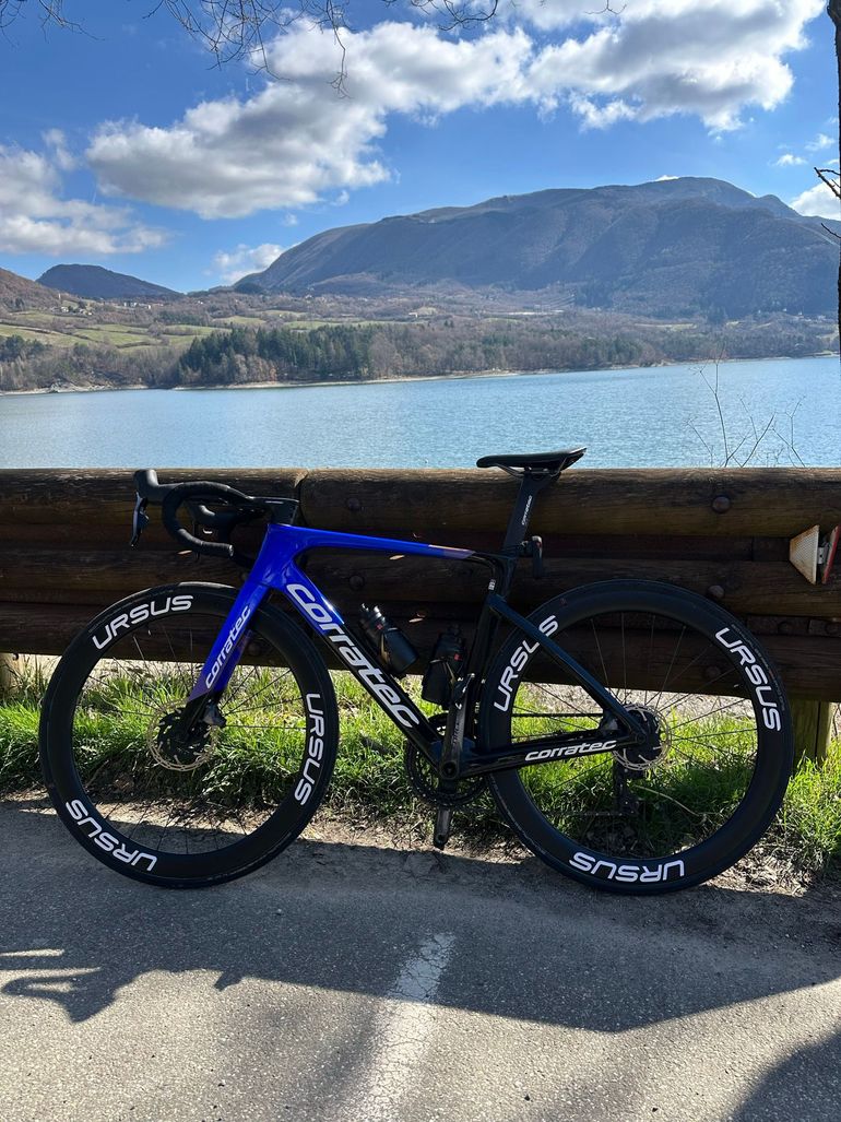 Used Corratec CCT EVO PRO AXS 2024 2024 Road & Gravel, Blue — image 1 of 8