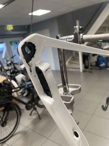 Used Canyon Endurace CFR AXS 2025 Frameset 2025 Road & Gravel, White — image 15 of 17