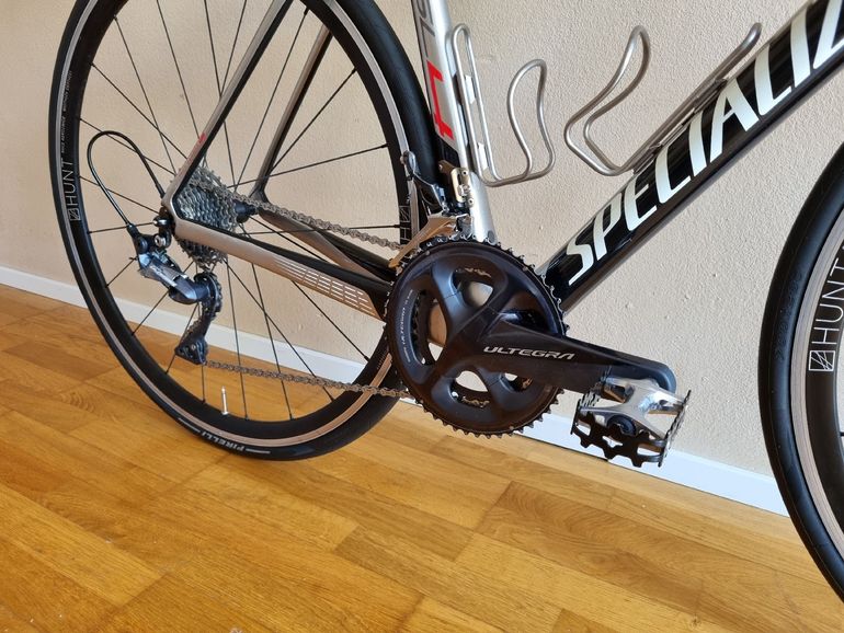 Used Specialized Tarmac SL4 Pro Frameset 2014 2014 Road & Gravel, Light Gray — image 3 of 8
