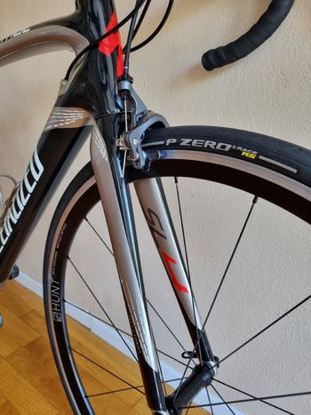 Used Specialized Tarmac SL4 Pro Frameset 2014 2014 Road & Gravel, Light Gray — image 7 of 8
