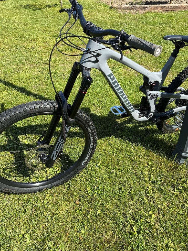 Used Propain SPINDRIFT 4 CF 27.5 Start 2024 2024 Mountainbike, Light Gray, 27.5 — image 6 of 9