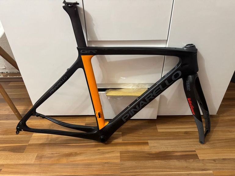 Used Pinarello GAN GR DISK 2019 Frameset 2019 Road & Gravel, Black — image 1 of 5