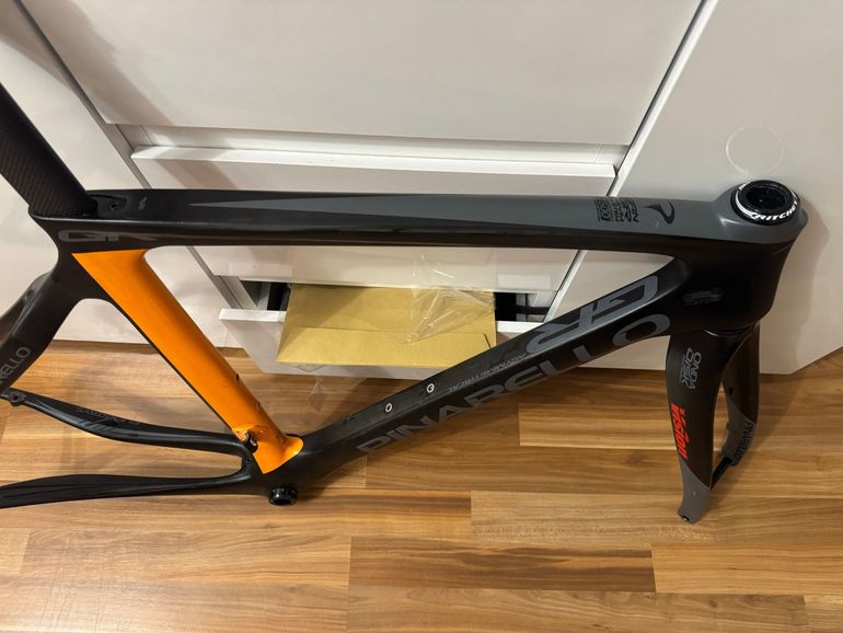 Used Pinarello GAN GR DISK 2019 Frameset 2019 Road & Gravel, Black — image 3 of 5