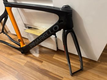 Used Pinarello GAN GR DISK 2019 Frameset 2019 Road & Gravel, Black — image 4 of 5