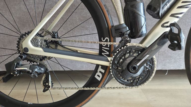 Used Canyon Endurace CF SLX 8 AXS Aero 2024 2024 Road & Gravel, Light Gray — image 7 of 14
