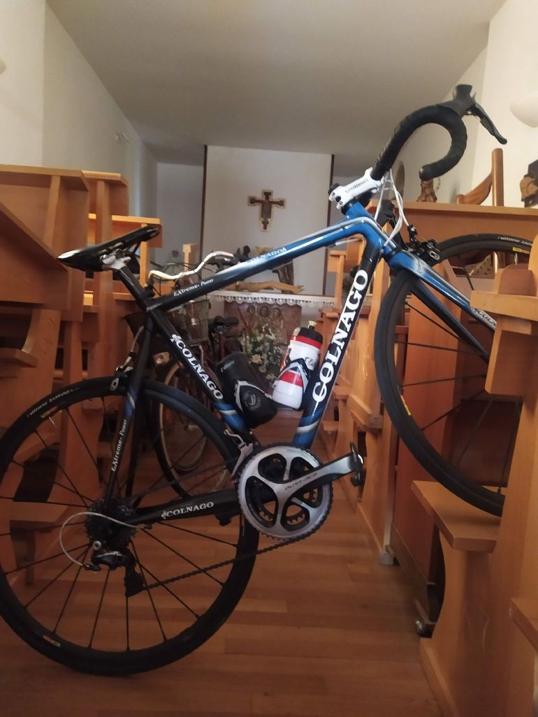 Used Colnago Extreme C Frameset 2008 2008 Road & Gravel, Blue — image 3 of 4