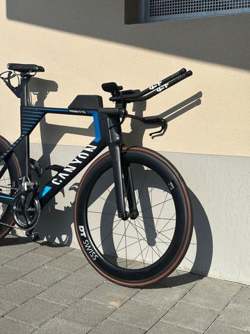 Canyon Speedmax CF SLX 8.0 SL 2019 2019 Road & Gravel usato, Nero — immagine 5 di 10