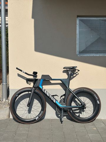 Canyon Speedmax CF SLX 8.0 SL 2019 2019 Road & Gravel usato, Nero — immagine 7 di 10