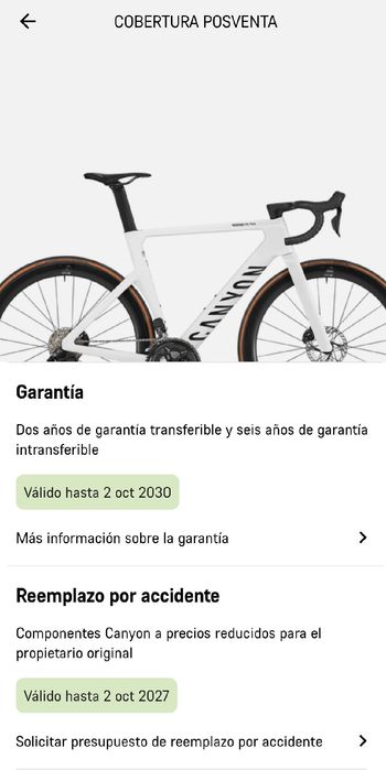 Used Canyon Aeroad CF SLX 7 Di2 2025 2025 Road & Gravel, White — image 8 of 8