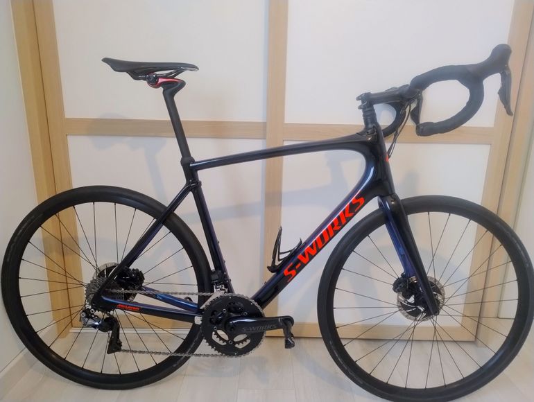 Used Specialized S-Works Roubaix Dura-Ace Di2 2018 2018 Road & Gravel, Blue — image 2 of 10
