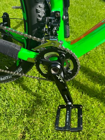 CUBE Reaction Shimano Deore XT 2015 Mountainbike usato, Verde — immagine 7 di 15