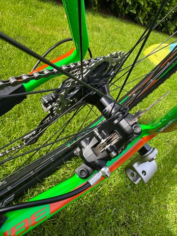 CUBE Reaction Shimano Deore XT 2015 Mountainbike usato, Verde — immagine 15 di 15