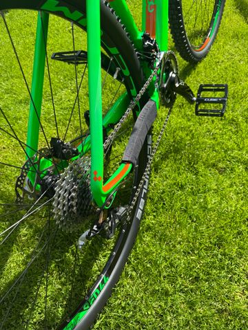 CUBE Reaction Shimano Deore XT 2015 Mountainbike usato, Verde — immagine 6 di 15